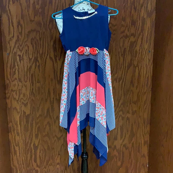 Girls Hi Low Dress by Peppermint - Picture 4 of 11